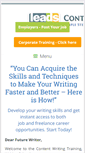 Mobile Screenshot of contentwritingtraining.com