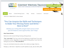 Tablet Screenshot of contentwritingtraining.com
